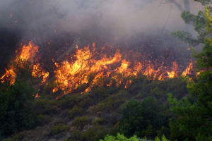 Πολύ υψηλός κίνδυνος πυρκαγιάς (κατηγορία κινδύνου 4) για σήμερα Δευτέρα 23 Ιουλίου 2018